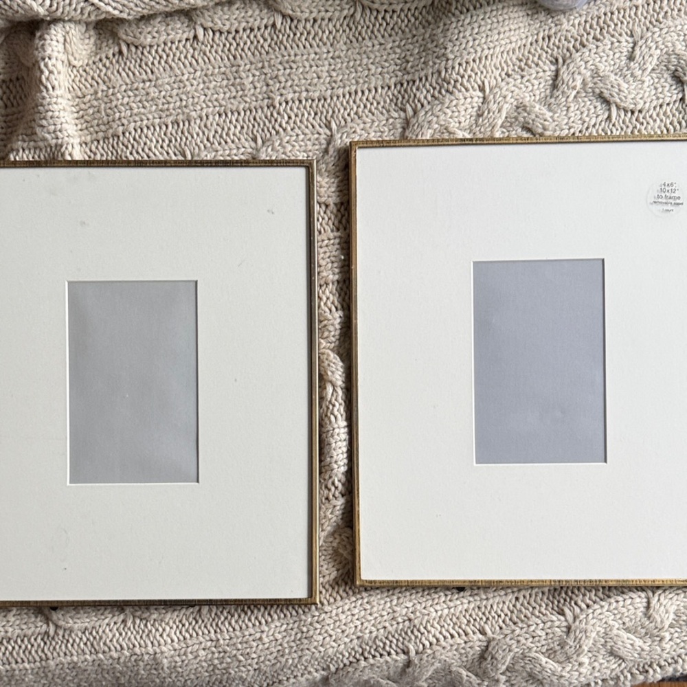 Set of (2) Hearth & Hand Magnolia Antique Brass Frame - Picture 2 of 10